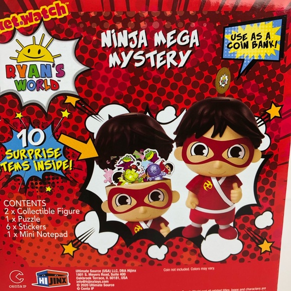 Ryans World ninja mega mystery bank - Picture 3 of 3